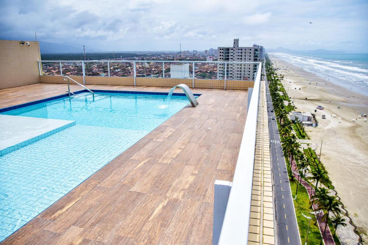 Apartament Apto C Wi-Fi A Beira-Mar Na Praia Jardim Real Sp Praia Grande  Zewnętrze zdjęcie