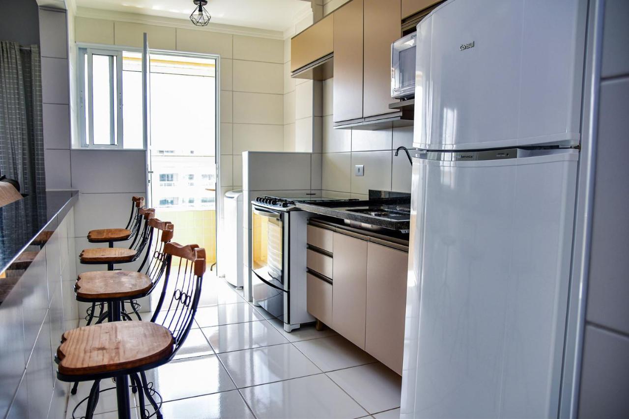 Apartament Apto C Wi-Fi A Beira-Mar Na Praia Jardim Real Sp Praia Grande  Zewnętrze zdjęcie